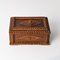 European Tramp Art Wooden Box, 1890s 1