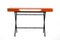 Cosimo Desk with Orange Glossy Lacquered Top by Marco Zanuso Jr. for Adentro, 2017, Image 2