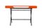 Cosimo Desk with Orange Glossy Lacquered Top by Marco Zanuso Jr. for Adentro, 2017, Image 9