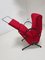 Roter P40 Sessel von Osvaldo Borsani für Tecno 1
