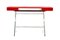 Cosimo Desk with Red Glossy Lacquered Top by Marco Zanuso Jr. for Adentro, 2017, Image 7