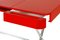 Cosimo Desk with Red Glossy Lacquered Top by Marco Zanuso Jr. for Adentro, 2017, Image 3