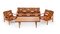 Divano Mid-Century in teak, Svezia, 1960, set di 4, Immagine 1