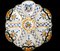 Piatto antico in porcellana di Henri Delcourt Desvres, Francia, inizio XX secolo, Immagine 3