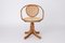 Radomsko Swivel Desk Chair in Viennese Braid Bentwood, Image 1