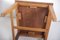 Folk Art Table and Chairs in Oak and Spruce Wood, 1920s, Set of 5, Image 13