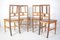 Folk Art Table and Chairs in Oak and Spruce Wood, 1920s, Set of 5, Image 26