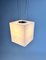 White Plastic Cube Pendant by Delta Light, Belgium, 1990s 3