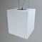 Lámpara colgante Cube de plástico blanco de Delta Light, Belgium, años 90, Imagen 6