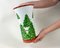 Vintage Porcelain Christmas Tree Vase from Hutschenreuther, Germany, 1970s 2