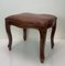 English Queen Anne Style Carved Walnut Foot Stool, 1890s, Image 2