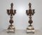 Early 20th Century Candleholders in Spelter and Marble, 1920s, Set of 2 1