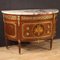20th Century Demi-Lune Dresser with Marble Top, 1930s 12