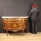 20th Century Demi-Lune Dresser with Marble Top, 1930s 11