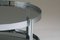 Round Coffee Table in Chromed Metal and Smoked Glass, France, 1970s, Image 13