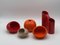 Vase aus Orangefarbener Keramik von Gabbianelli, 1970er 9