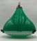 Italian Green Pendant Lamp, 1960s 5