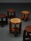 Modernistische Hocker, 1960er, 5er Set 4