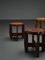 Modernistische Hocker, 1960er, 5er Set 8