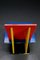 Modernist Red, Yellow & Blue Chairs, 1960s, Set of 2 14