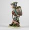 Ceramic Mountain Shepherd Statue with Basket & Flowers G. Tripi, 1930s 6