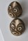 Stoneware Owl Candle Lamps from Søholm, Denmark, 1960s, Set of 2 11