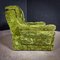 Mid-Century Armchair in Green Velor, 1970s 5