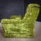 Mid-Century Armchair in Green Velor, 1970s 3