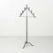 Traditional Ancient Spanish Hachero Wrought Iron Candleholder, 1930s 3