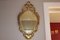 Espejo de pared florentino con marco dorado tallado, años 60, Imagen 10