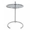 Model E1027 Table with Dark Glas by Eileen Gray 2