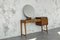 Vintage Dressing Table with Mirror in Oak 4
