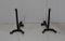 Wrought Iron Andirons, Late 19th Century, Set of 2 23