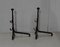 Wrought Iron Andirons, Late 19th Century, Set of 2 16