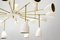 Mid-Century Ivory Brass Chandelier, 1960s, Image 6