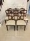 Antique Victorian Carved Rosewood Dining Chairs, 1850s, Set of 8, Image 1