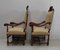 Louis XIII Oak Armchairs, Early 20th Century, Set of 2 17