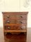 Small Antique George III Figured Mahogany Chest of Drawers, 1800s 1