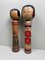 Vintage Kokeshi Puppen aus der Traditionellen Tsarbeu Familie von Hasegawa Kenzo, 1960er, 2er Set 3
