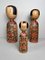 Vintage Kijiyama Family Kokeshi Puppen von Ogura Kyutaro, 1960er, 3er Set 1