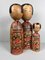 Vintage Kijiyama Family Kokeshi Dolls by Ogura Kyutaro, 1960s, Set of 3 4