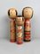 Vintage Kokeshi Yajiro Family, 1960s, Set of 3 1