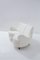 Italian White Bouclé Sofa attributed to Giulio Minoletti, 1950s, Image 8