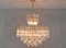 Moderner italienischer Mid-Century Kristall Kronleuchter aus Muranoglas von Venini, 1960er 13