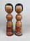 Vintage Kokeshi Dolls by Okuse Tetsunori, 1960s, Set of 2, Image 1