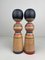 Poupées Kokeshi Vintage par Okuse Tetsunori, 1960s, Set de 2 5