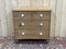 19th Century Victorian Fir and White Porcelain Chest of Drawers 1