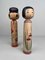 Vintage Kokeshi Figurines, 1960s, Set of 2, Image 4