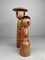 Statuette Kokeshi vintage, anni '60, set di 2, Immagine 3