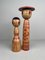 Statuette Kokeshi vintage, anni '60, set di 2, Immagine 1